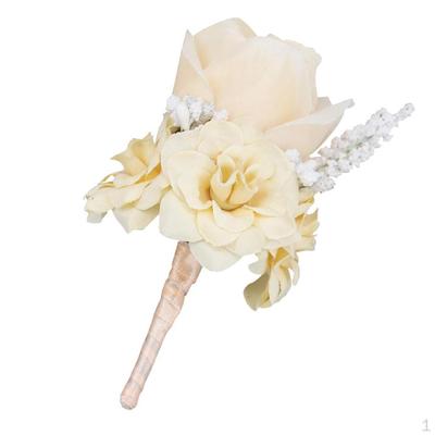 Květinová svatební korsáž Ženich Nevěstin boutonnière