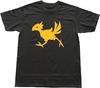 Mens Chocobo Crossing Design Retro Black T Shirt by Rrg2G
