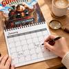 Gift for Guinea Pig Lovers 2027 Adventures Wall Calendar, Cute 12 Monthly Planner with Large Grid Calendar Writing Imaginative Scenes, Spiral