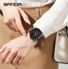 Sanda Waterproof Six-Hand Quartz Wristwatch, Luminous Hands, Unisex for Business and Casual Wear