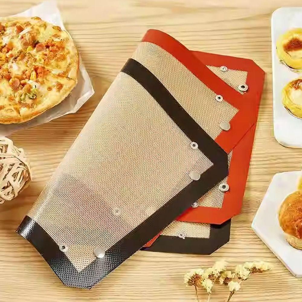 Non-Stick Baking Tray Heat Resistant Oven Liner Accessories Silicone Baking Mat  Dessert Making