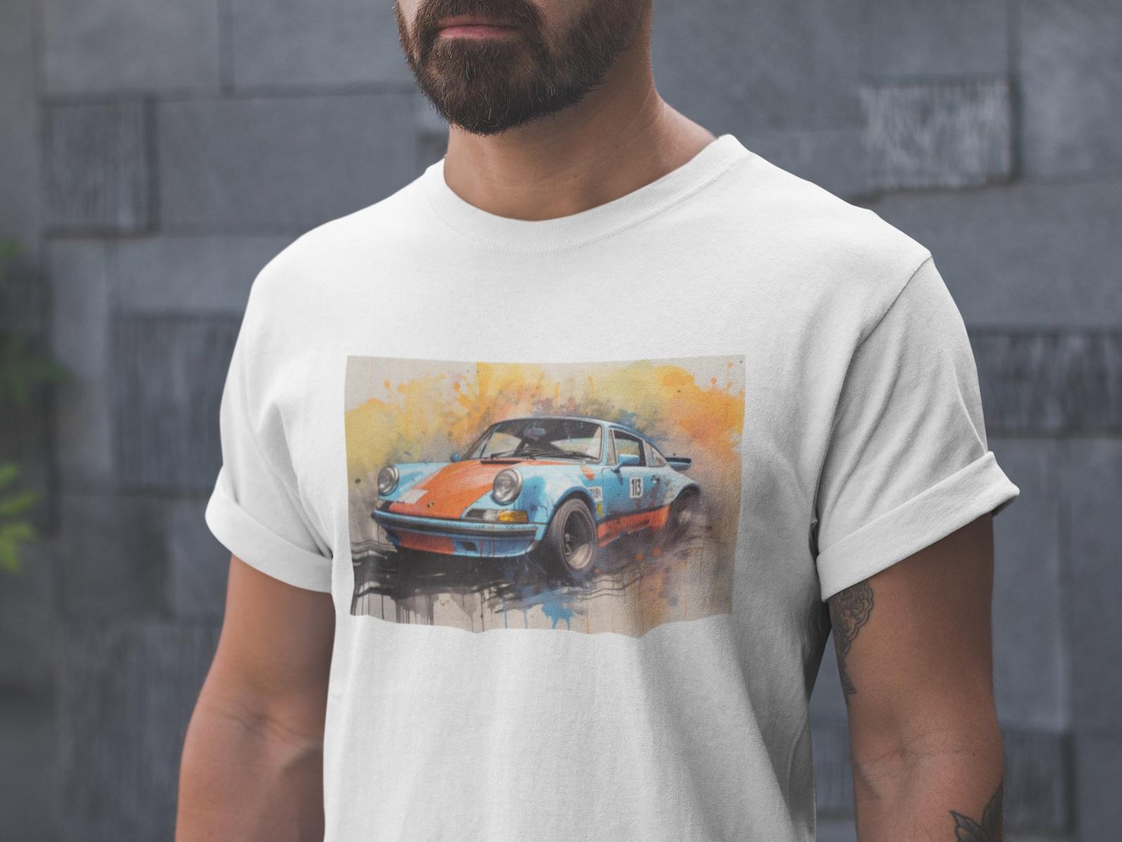 911 Inspired Sports Car T-Shirt: Automotive Enthusiast Gift 2XL