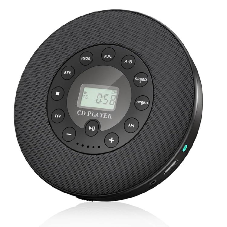

Portable Disc Player for Car/Travel Shockproof Small Music Disc Music Player