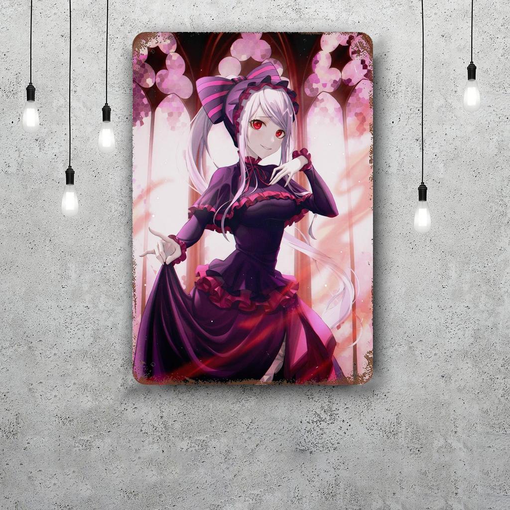 shalltear bloodfallen Decor Vintage Metal Signs Tin Signs Captain Poster Decor for Bar Pub Club Man Cave Wall Decoration
