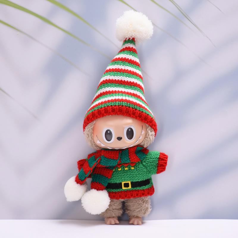 First-generation and Second-generation Pendant Snowman Christmas Sweater Blind Box with Baby Clothes