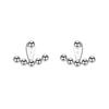 Trendy 2022 Niche High-End Beaded Hanging Stud Earrings - Light Luxury Style for Autumn/Winter