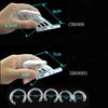 Plastic Urethra Chastity Lock with 5 Snap Ring Penis Bondage Adult Men's Chastity Cage Cock Restriction BDSM Abstainer Sextoys