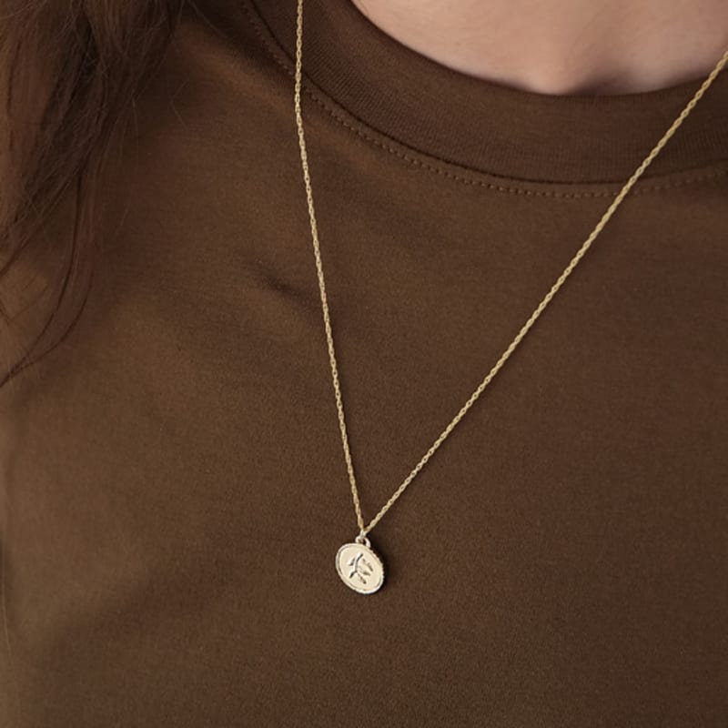 Pinaf Olive Coin Necklace