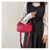 Lychee Pattern Portable Shoulder Messenger Bag, Fashionable and Practical.