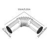 24mm Car Heater Air Vent Ducting Connector Elbow Pipe Outlet Exhaust Connector For Webastos Eberspaechers Parking Heater
