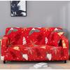 Christmas Sofa Cover Stretchable Full Coverage Slipcovers for All Seasons Fabric Sofa Protector