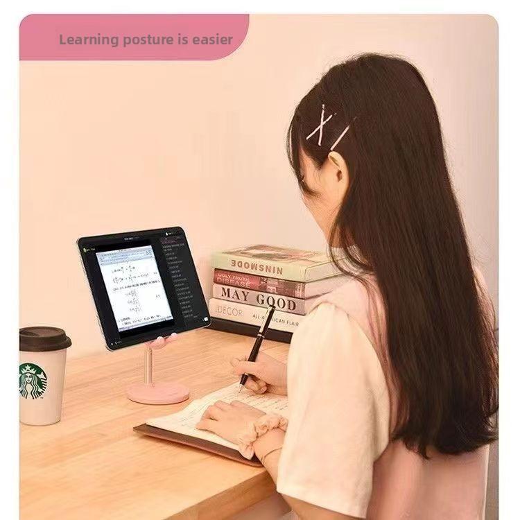 Adjustable Rabbit Phone Stand Cute Cartoon Lazy Desk Holder for Selfie Live Streaming