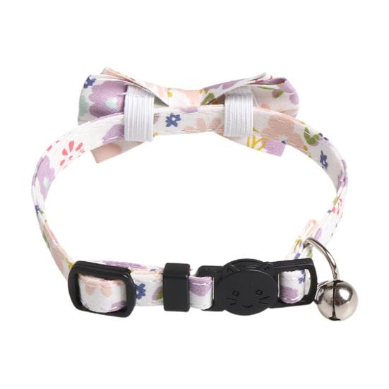 Pet Collar Comfortable Anti-Lock Bowknot Buckle Cat Dog Collar Safety Belt Pet Accessories