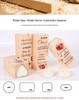 Handmade Heart-Shaped Wooden Candlestick for Valentine's Day and Wedding Decor