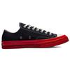 CDG x Converse Chuck Taylor All Star Ox Rei Kawakubo Collaboration Style Versatile Low-top Canvas Shoes Unisex Black Red