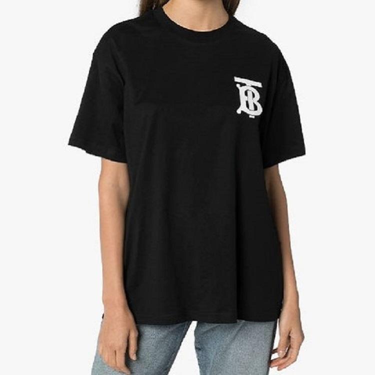 (WMNS) Burberry Monogram Motif Cotton Oversized In Black Women's 80174721