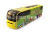 Christmas Edition 1:50 Sound & Light Pull-back Blue Alloy Bus Model Toy