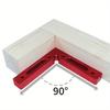 Aluminium 90 Degree Positioning Squares 4.7" X 4.7"(12x12cm) Right Angle Clamp Woodworking Carpenter Tool Corner Clamping Square