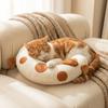 Bite Resistant Pet Calming Pillow U-Shaped Cat Sleeping Pillow Dog Neck Protector Travel