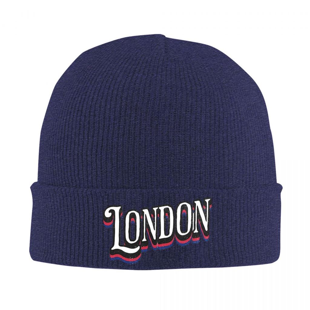 London UK England Warm Knitted Cap Hip Hop Bonnet Hat Autumn Winter Outdoor Beanies Hats for Men Women Adult