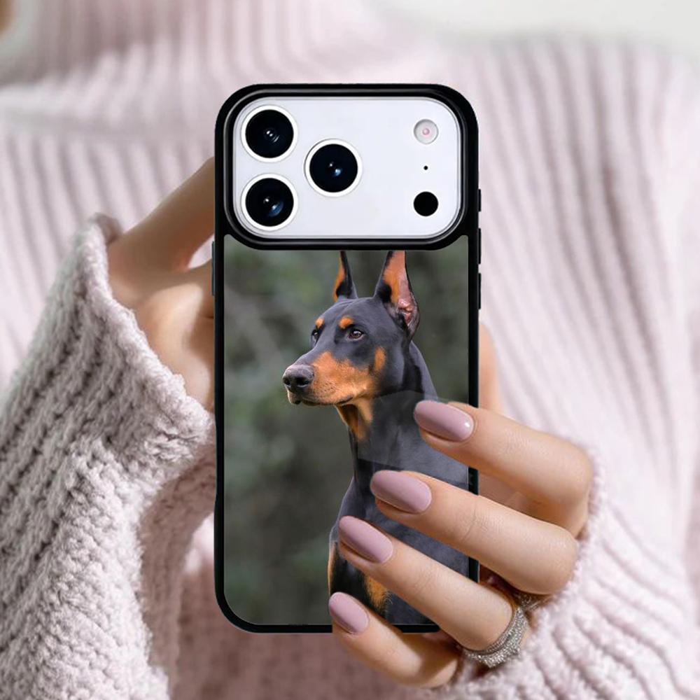 Dachshund Doberman Dog Phone Case For Apple iPhone 17 Air 16E 15 14 Plus 13 12 11 Pro Max Mini Funda Cover