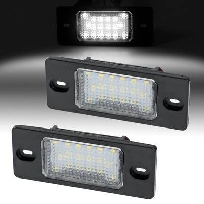 2 pezzi LED auto targa luce lampada bianca per VW Golf 4 5 Tiguan 2007-2011 Touareg Mk1 2002-2010 Canbus 12V Xenon bianco
