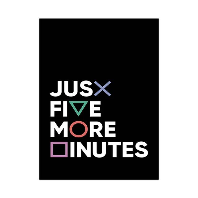 Leinwandgemälde Spiel Spielzimmer Gamepad Abstrakt Poster und Drucke Wandkunst Bilder Gamer Geschenk für Jungen Kinderzimmer Dekor