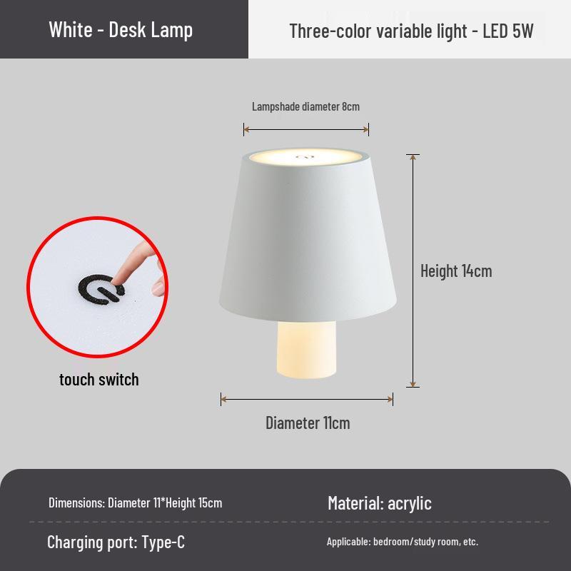 Rechargeable Wine Bottle Table Lamp: Night Light, Bar or Dining Decor, Bedside Lamp, Camping Atmosphere.