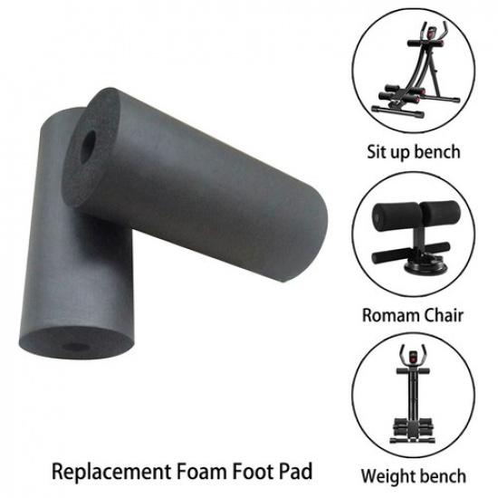 Foot Foam Pads Pad Roller Foam 2pcs Black For Leg Extension-Accessories