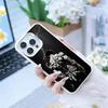 Anime Baki H-Hanmas   Phone Case For iPhone 16,15,14,13,12,17,Pro,MAX white Matte Shockproof Cover