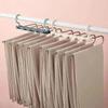 Non-slip Pants Telescopic Storage Household Multi-layer Rack Multifunctional Folding Pants Rack Wardrobe Stainless Steel Hanger