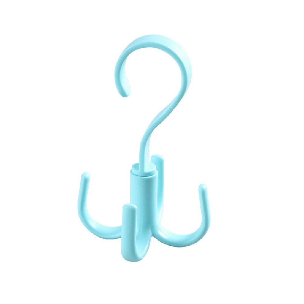 4-claw Hanger 360 Degree Rotatable Multifunctional Kitchen Storage Hook For Hanging Bag Scarf Belt Clothes