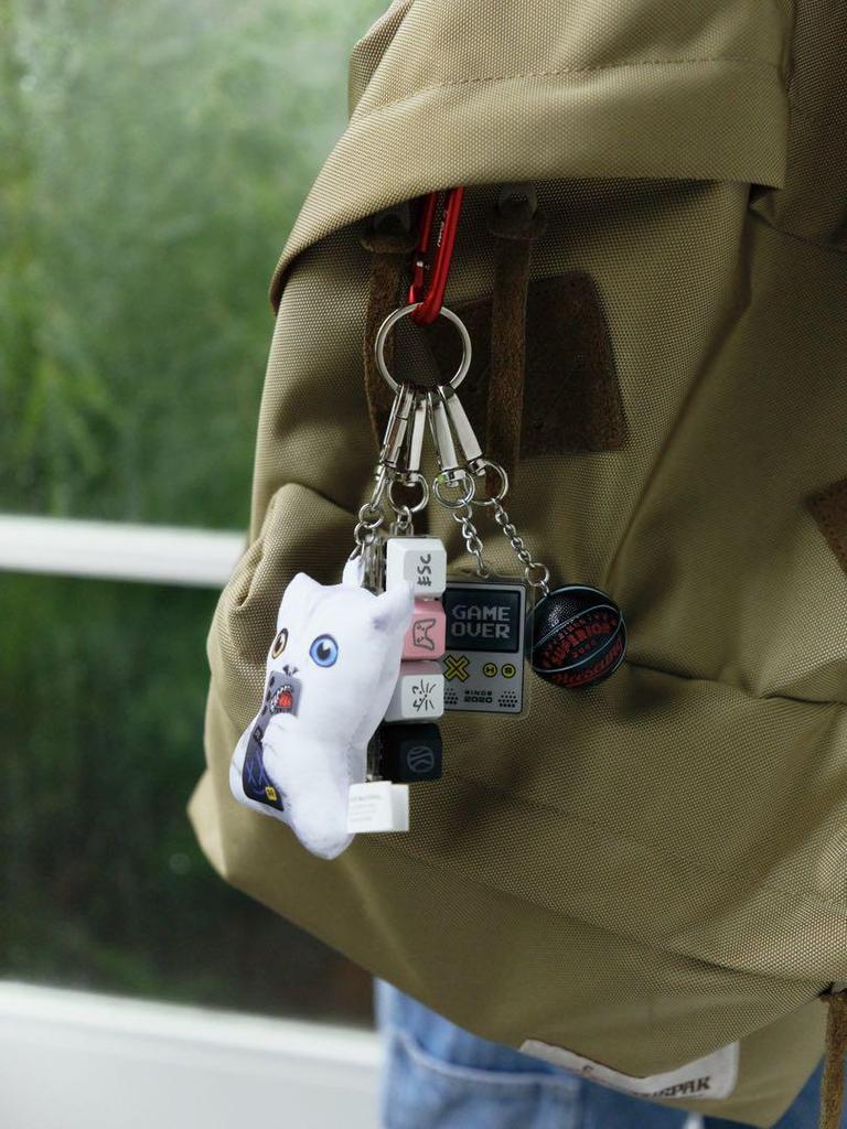 [USED] ENHYPEN artist made Evan's Keyring Heeseung Red