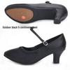 Women's Soft Sole Ballroom & Square Dance Shoes - Ox Tendon Sole for Modern Latin and Waltz.