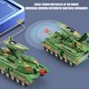 Electric Transforming Robot Car Toy with Music Light Automatic Obstacle Avoidance Deformation Tank