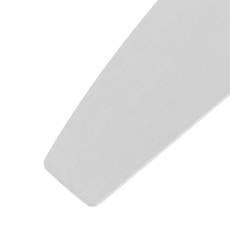 Halbmondform Edelstahlbasis Professionelle Nagelfeile Permanente Metallspäne für Einwegpads