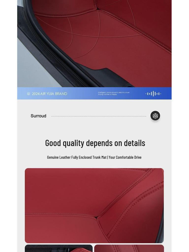 Tappetini Eco-friendly per Bagagliaio e Vano Portaoggetti Anteriori per Kit Carrozzeria Porsche 718 Boxster 2016-2025