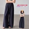 Girls' Summer Thin Tencel Bright Diamond Wide Leg Pants 2026 New Style Girls' Summer Clothes Super Beautiful Casual Pants for Girls