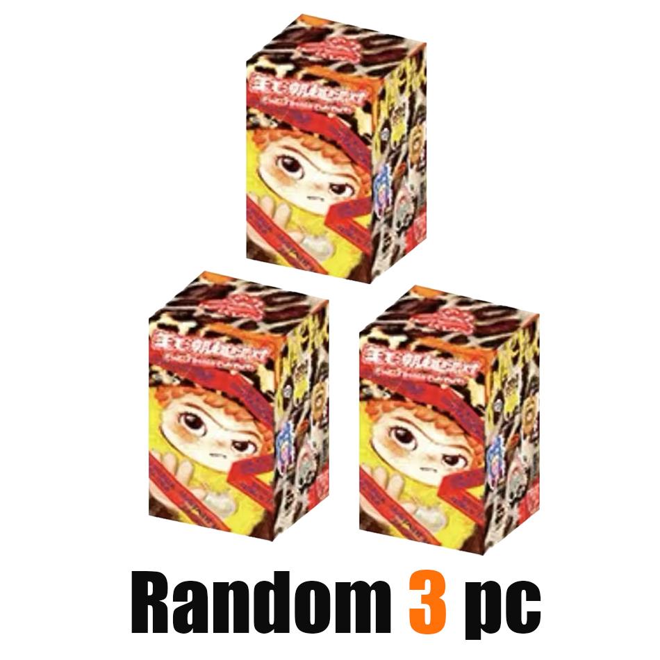 Wakuku V1 V2 Blind Box Fox & Bunny Trick Or Treat Series Vinyl Doll Suprise Bag Keychain Trendy Toy Mystery Box Gifts