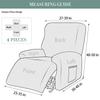 Thickened Non-Slip Sofa Cover for Massage Recliner Chair, Pet & Dirt Resistant.