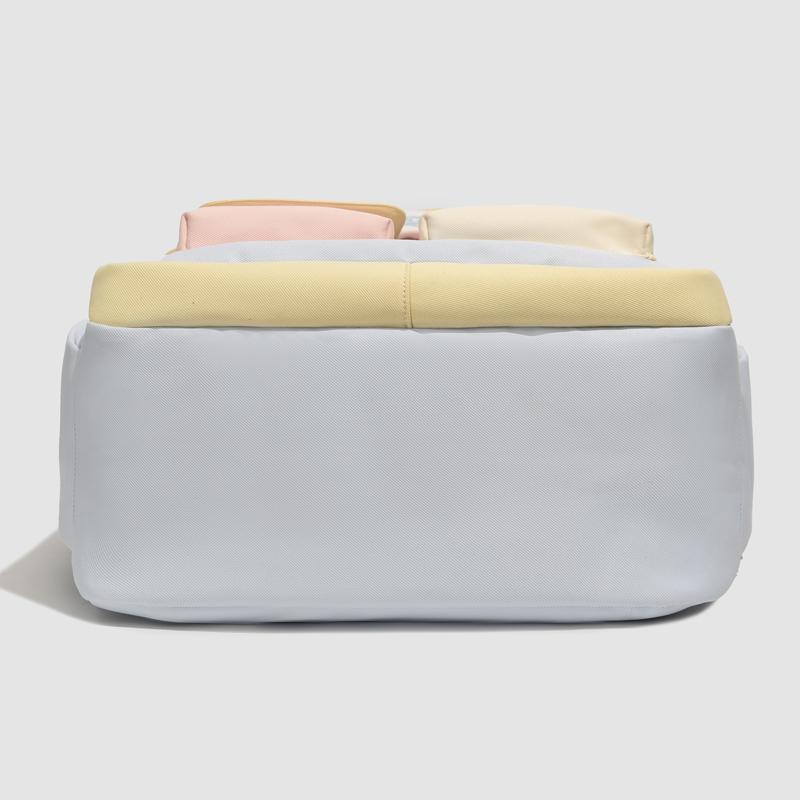 Contrast Color Student Backpack Large Capacity Schoolbag Women's Backpack