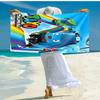 1pc Tayo The Little Bus1 Beach Towel, Comfortable and Thick, and Swimming/Bath/Picnic/Camping Towel, Suitable for Seaside Beaches