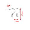 100pcs/lot(50pairs) Stainless Steel DIY Earring Findings Clasps Hooks Jewelry Making Accessories Earwire