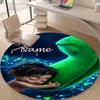 Personalized Good Dinosaur Round Chair Office Rug - Perfect for Mat, Office Chair & More - Ideal Gift for Birthdays and Holidays