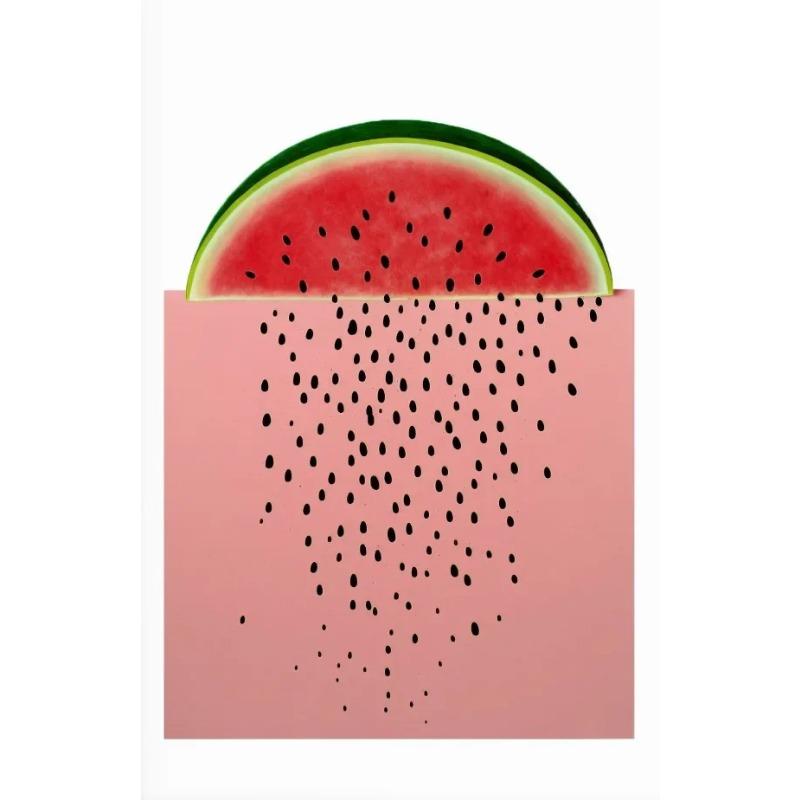 Mercato Frutta Verdura Limone Fragola Papaia Cibo Poster Pittura su Tela Arte Murale Immagini Cucina Casa Ristorante Decorazione