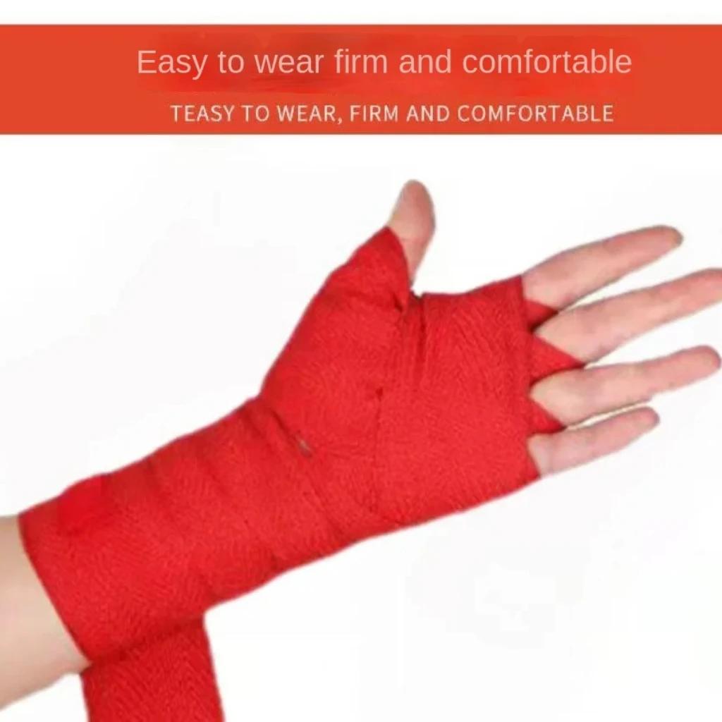 1/3/5M Cotton Elastic Boxing Bandage Hand Wrist Protector Wrap for Fitness Sanda Muay Thai Karate Sports Fist Bandage