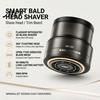 Wet Dry Shaver Electric Bald Head Shaver, Beard Trimmer with Digital Display, 360 Degree Waterproof Floating Rotary Grooming Tool for Men Compact