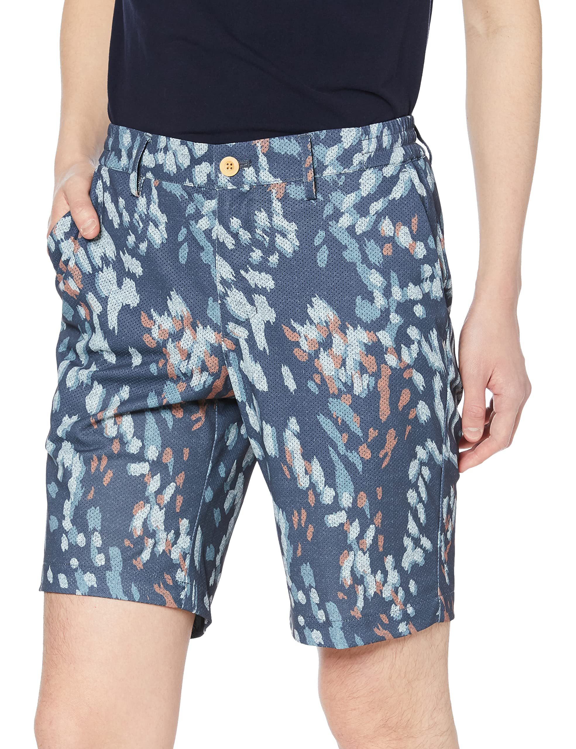 

shorts pattern and Golf C23127106 M [Callaway] Men s (allover print/kazaana mesh/sweat-absorbing quick-drying) / / 1120_Navy