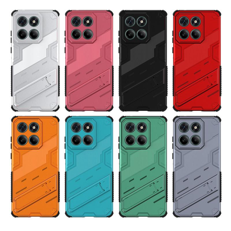 For Motorola Edge 60 Fusion Case For Motorola Edge 50 60 Fusion Cover Punk Armor Shockproof Hard Rubber Bracket Bumper