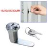 Juego de Cerradura de Seguridad de Aleación de Zinc de 16/20/25/30 mm Herrajes para Muebles Cerradura para Cajón Cerraduras Duraderas para Gabinete